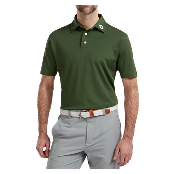 FootJoy Stretch Pique Solid Athletic Fit, Olive