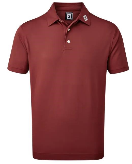 FootJoy Stretch Pique Solid Athletic Fit, maroon