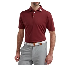 FootJoy Stretch Pique Solid Athletic Fit, maroon