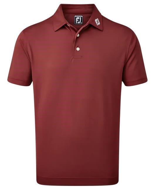 FootJoy Stretch Pique Solid Athletic Fit, maroon