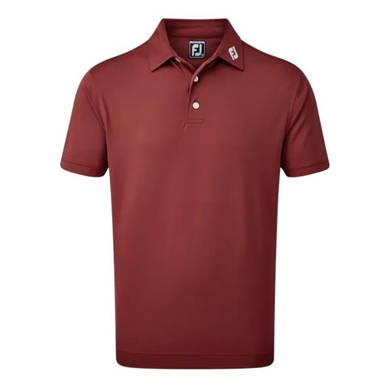 FootJoy Stretch Pique Solid Athletic Fit, maroon