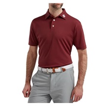 FootJoy Stretch Pique Solid Athletic Fit, maroon