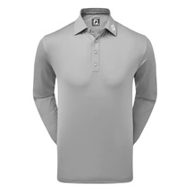 FootJoy Thermolite Herren Langarm-Polo, grau