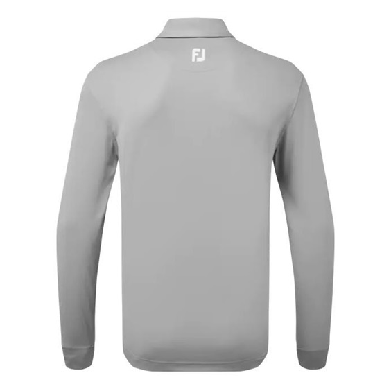 FootJoy Thermolite Herren Langarm-Polo, grau