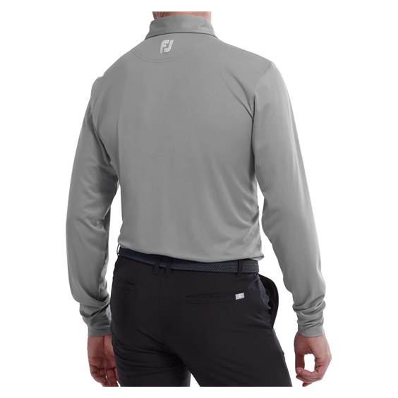 FootJoy Thermolite Herren Langarm-Polo, grau