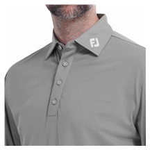 FootJoy Thermolite Herren Langarm-Polo, grau