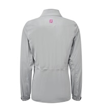 FootJoy Hydroknit 1/2 Zip Waterproof Damenjacke, grau/rosa