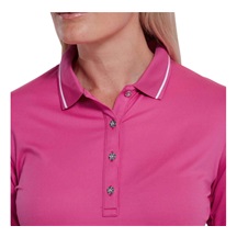 FootJoy Thermal Long Sleeved Damen Poloshirt, rosa