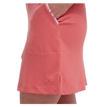 FootJoy Interlock Watercolour Trim Golfrock, bright coral