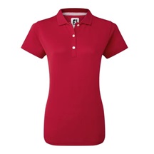 FootJoy Stretch Pique Solid Damen Poloshirt, rot