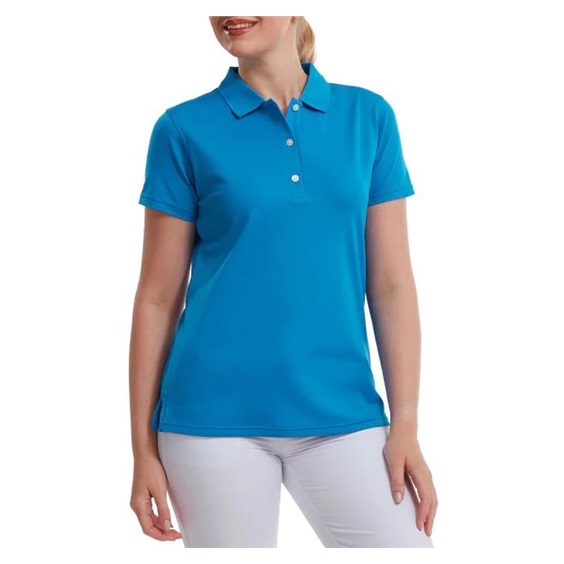 FootJoy Stretch Pique Solid Damen Poloshirt, cobalt