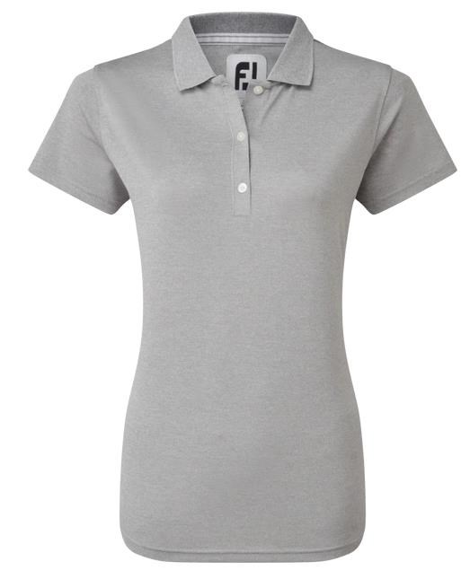 FootJoy Stretch Pique Solid Damen Poloshirt, grau