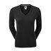 FootJoy Wool Blend V-Neck Damen Pullover, schwarz