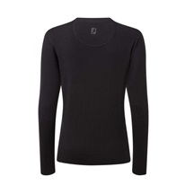 FootJoy Wool Blend V-Neck Damen Pullover, schwarz