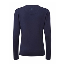 FootJoy Wool Blend V-Neck Damen Pullover, dunkelblau