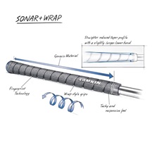 Lamkin Sonar Wrap 60R Grip, schwarz/blau, STANDARD+