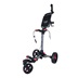 Axglo Tri-360 V2 Golf Trolley, grau/rot