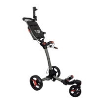Axglo Tri-360 V2 Golf Trolley, grau/rot