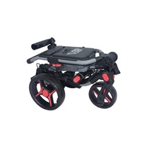 Axglo Tri-360 V2 Golf Trolley, grau/rot
