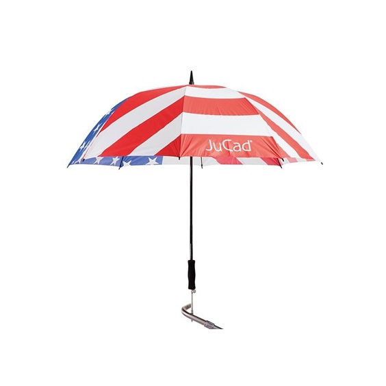 JuCad Teleskop-Golfschirm 68" mit Schirmstift, stars & stripes