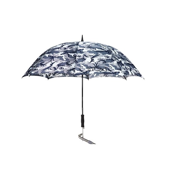 JuCad Teleskop-Golfschirm 68" mit Schirmstift, camouflage/grau