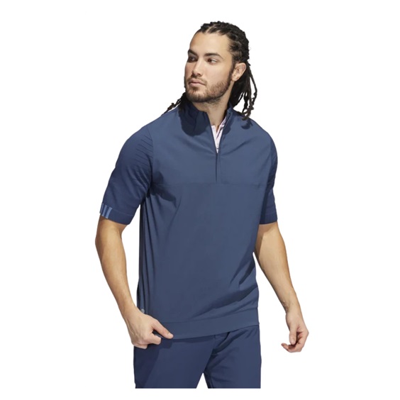 Adidas Primeknit Statement 1/4 Zip Herren Sweatshirt, dunkelblau