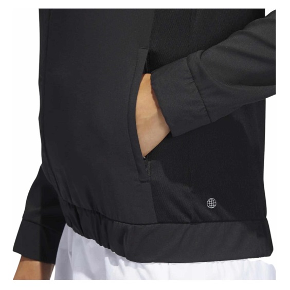 Adidas Essentials Full Zip Damenjacke, schwarz