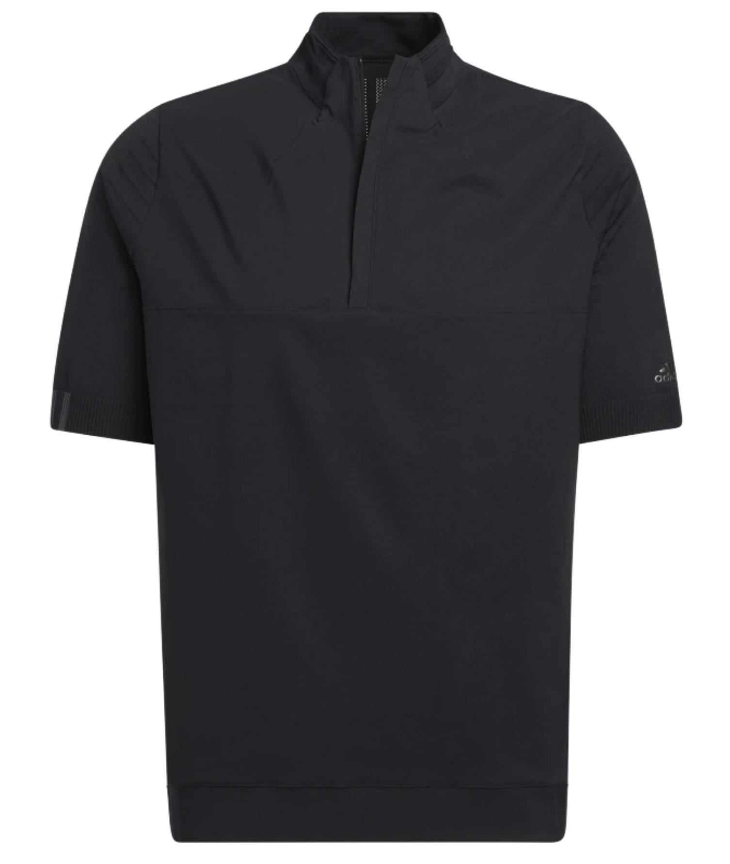Adidas Primeknit Statement 1/4 Zip Herren Sweatshirt, schwarz