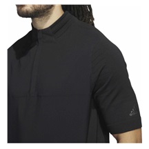 Adidas Primeknit Statement 1/4 Zip Herren Sweatshirt, schwarz