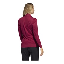 Adidas Textured Full-Zip Damen Sweatshirt, rot