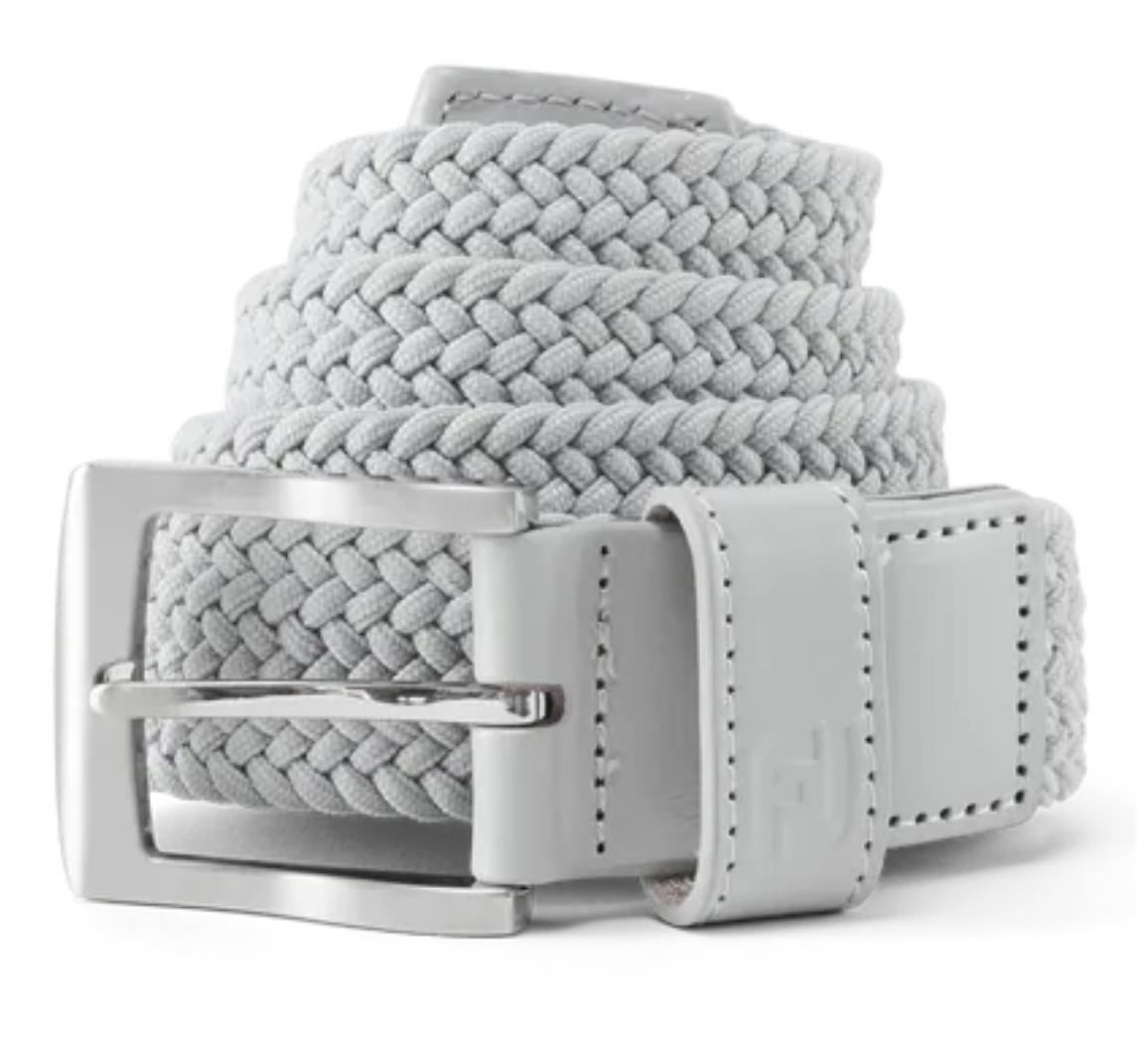 FootJoy Braided Herren Gürtel, grau