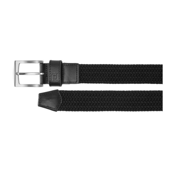 FootJoy Braided Herren Gürtel, schwarz