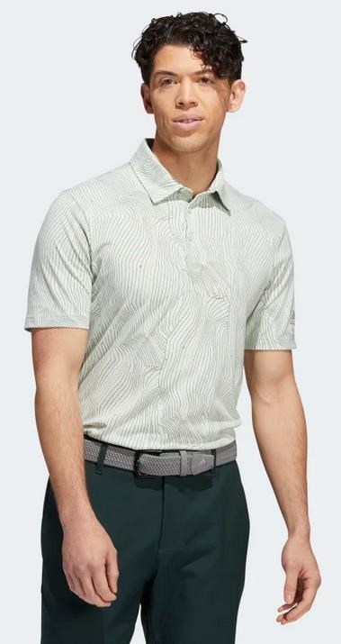 Adidas Course Map Herren Poloshirt, grün