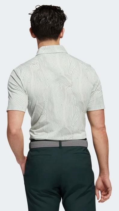 Adidas Course Map Herren Poloshirt, grün
