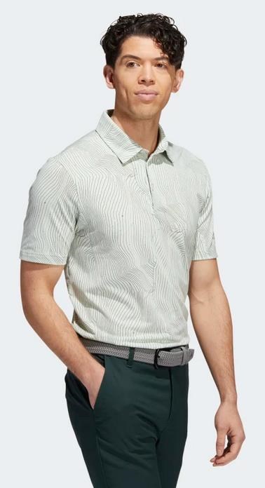 Adidas Course Map Herren Poloshirt, grün