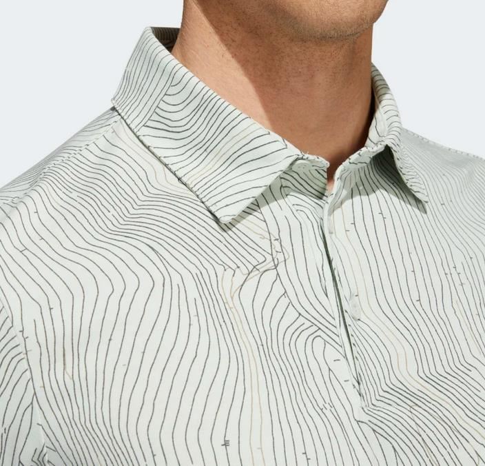 Adidas Course Map Herren Poloshirt, grün