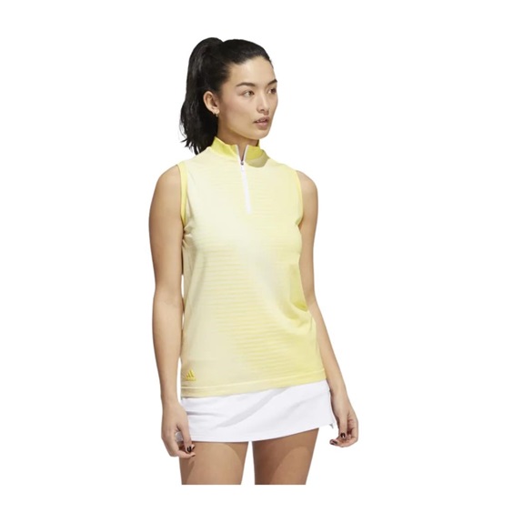 Adidas Primeknit Damen Poloshirt, gelb