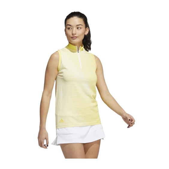 Adidas Primeknit Damen Poloshirt, gelb