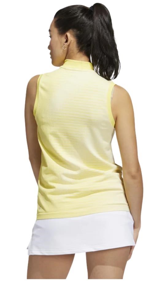 Adidas Primeknit Damen Poloshirt, gelb