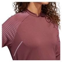 Adidas Cold Rdy Long Sleeve Top Mock Damen Sweatshirt, burgundy