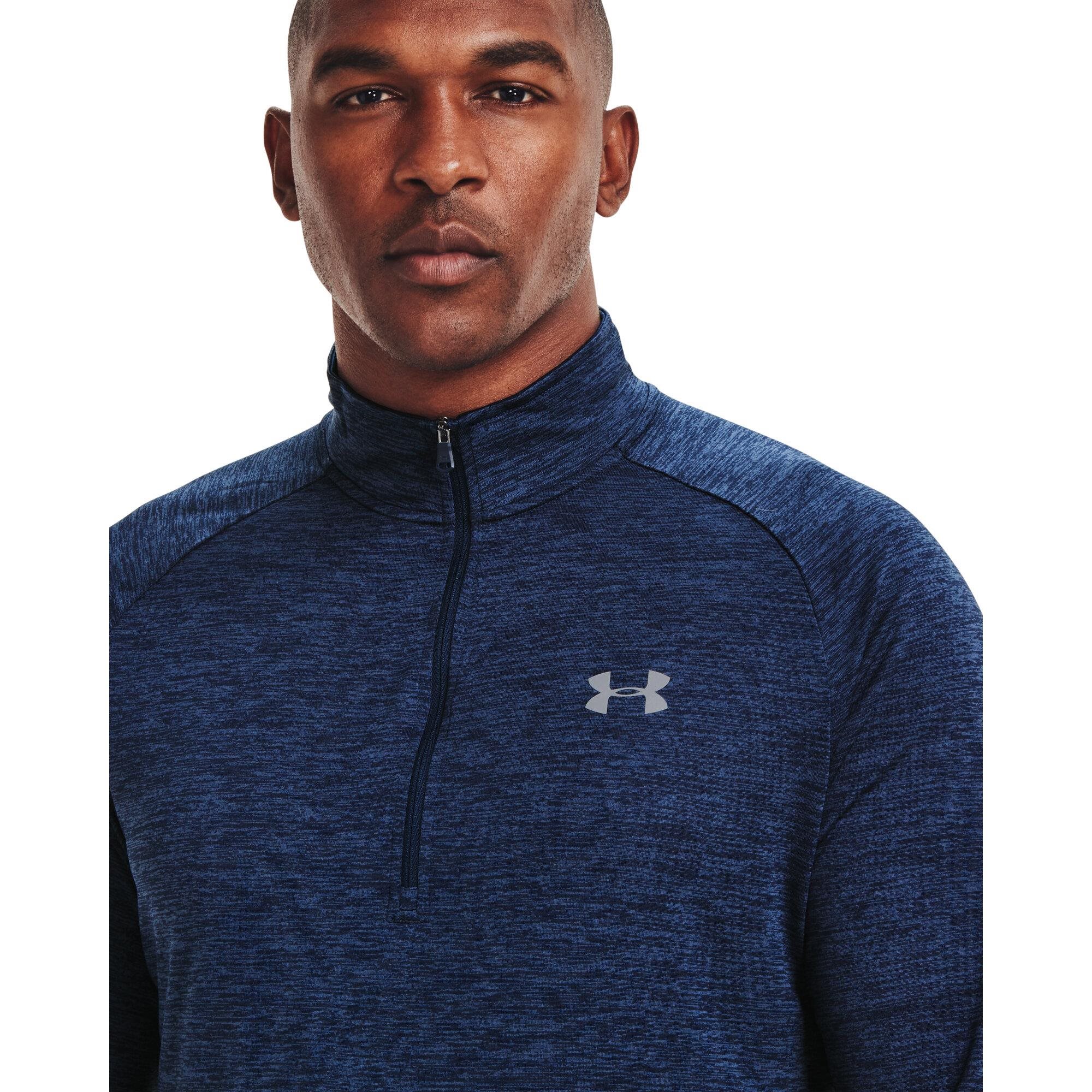 Under Armour Tech 2.0 1/2 Zip Herren Poloshirt, dunkelblau
