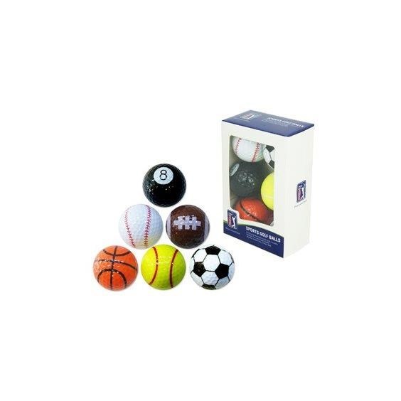 PGA Tour Sport Golfbälle 6Stk.