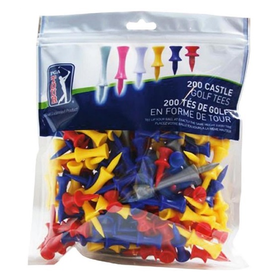 PGA Tour Plastiktees, 200 St. MIX COLOR