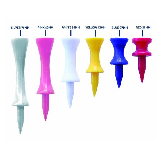 PGA Tour Plastiktees, 200 St. MIX COLOR
