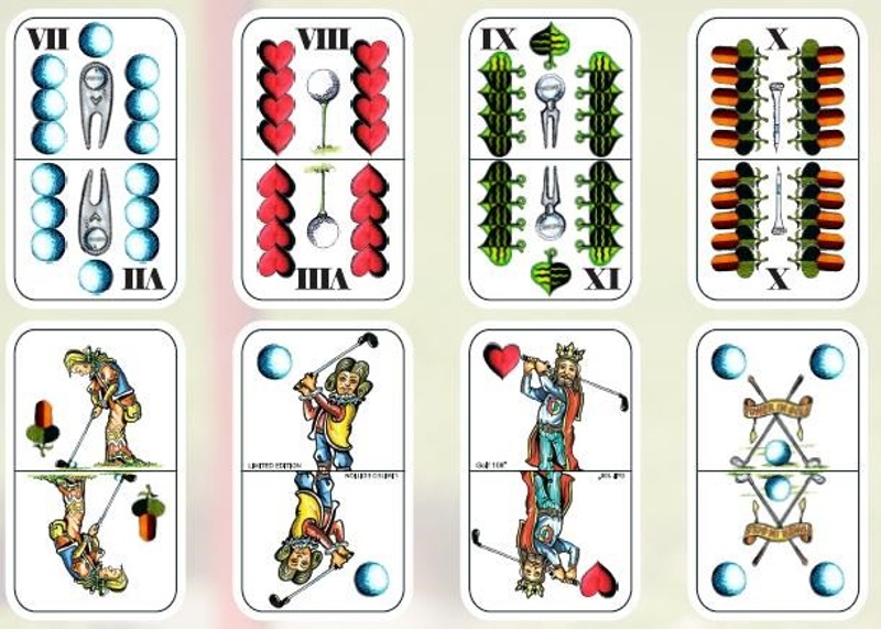 Golf Spielkarten Mariage, Edition KLASSIK