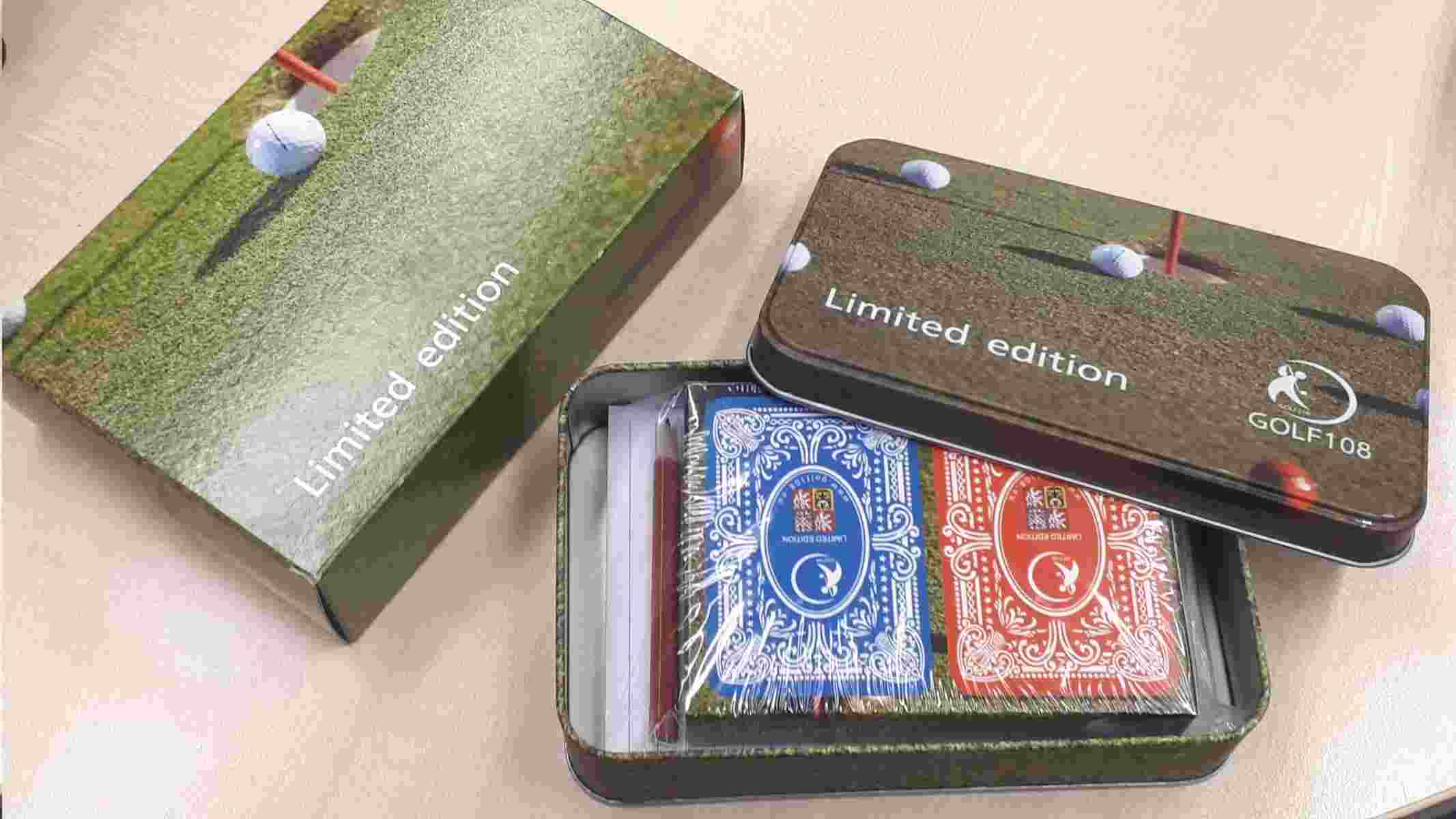 Golf Spielkarten Canasta, Editon RETRO