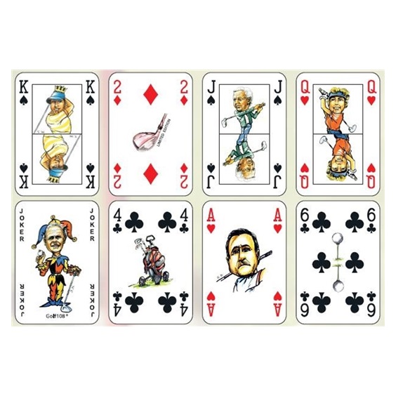 Golf Spielkarten Canasta, Edition KLASSIK