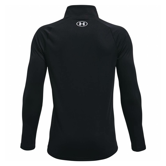 Under Armour Tech 2.0 1/2 Zip Jungen Oberteil, schwarz