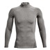 Under Armour ColdGear® Compression Mock Herren Winterkompressionsshirt, grau