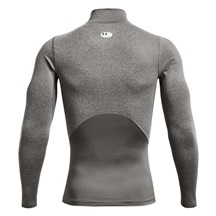 Under Armour ColdGear® Compression Mock Herren Winterkompressionsshirt, grau